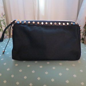 Zac Posen Women’s “Get Happy” Travel Kit – Black and Gold – NWOT – Retail $110